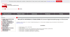 Desktop Screenshot of 3lo.bip.chorzow.eu